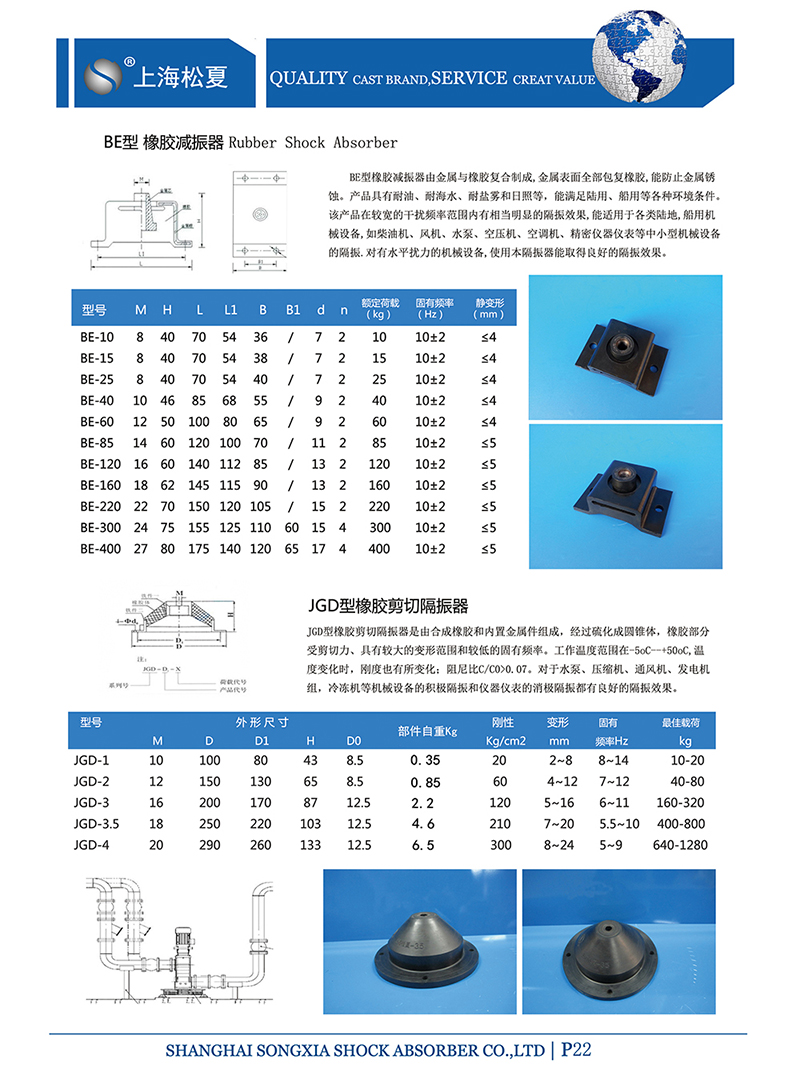 JGD減震器產品參數(shù)圖